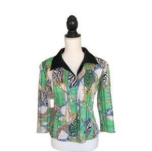 Alberto Makali Multi-color Print Top
